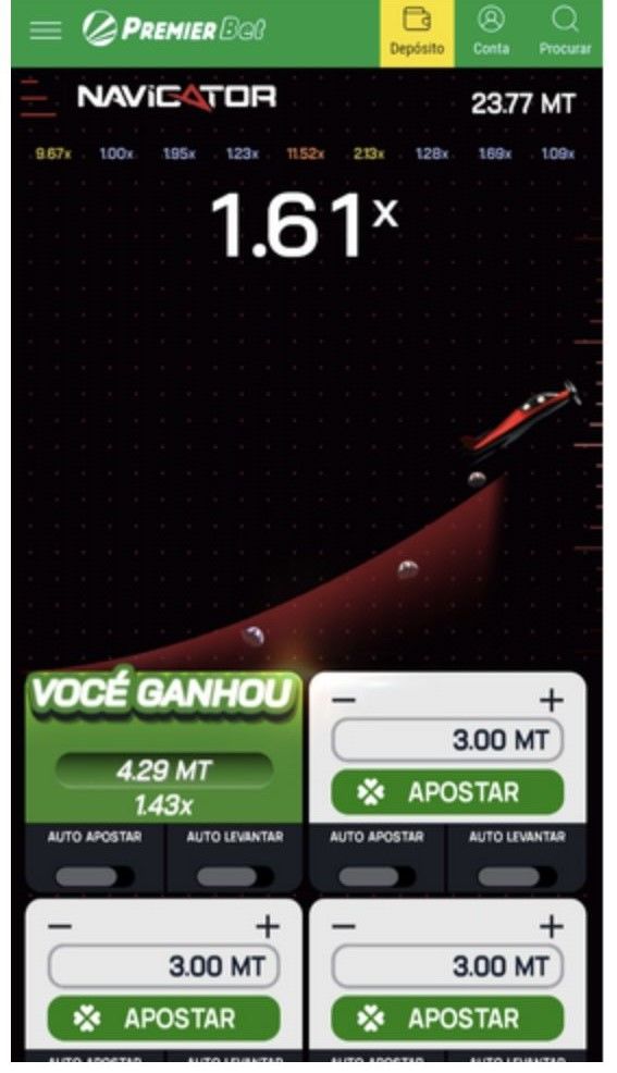  Jogo online de apostas crash Navigator da Premier Bet Moçambique