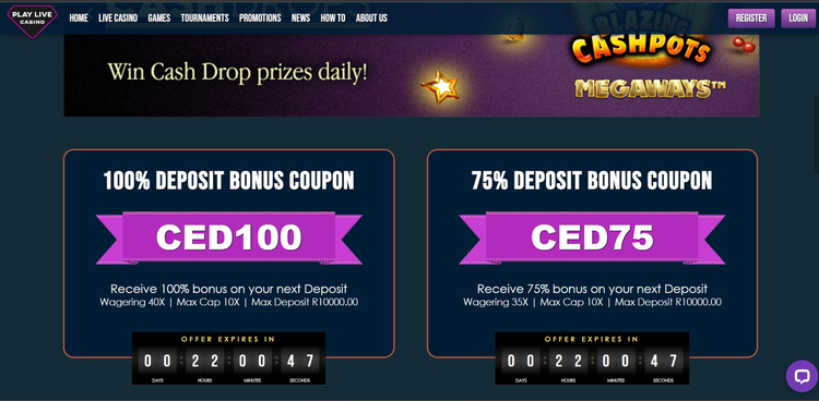 Playlive Casino Bonuses