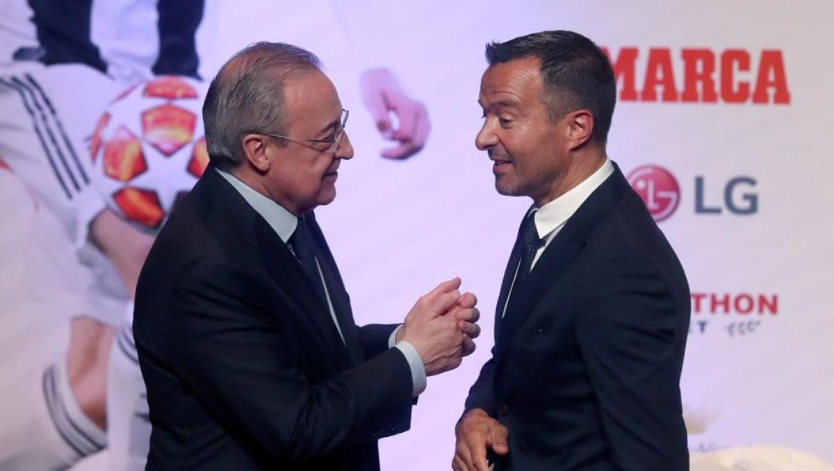 Mendes y Florentino Pérez