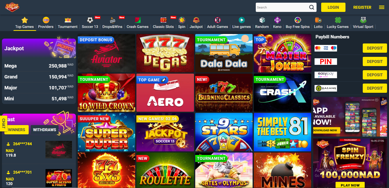 Slots Capital casino login