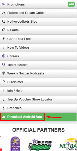 Hollywoodbets Mobile App Image