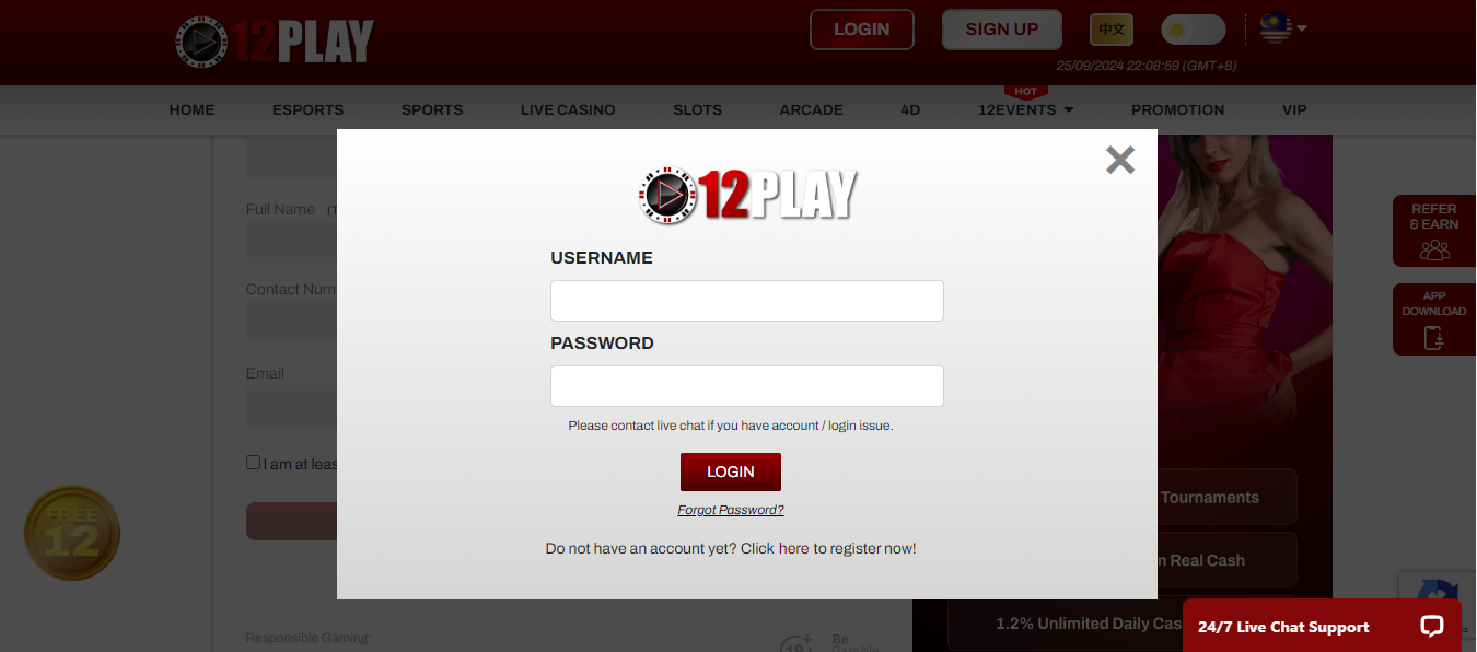 12Play Login