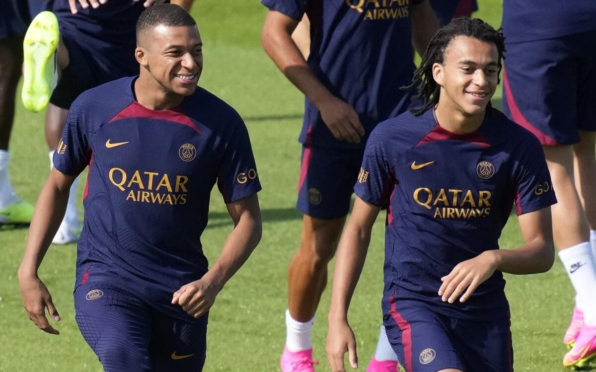 Kylian y Ethan Mbappé