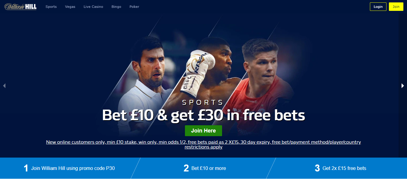 William Hill Best Bonus USA