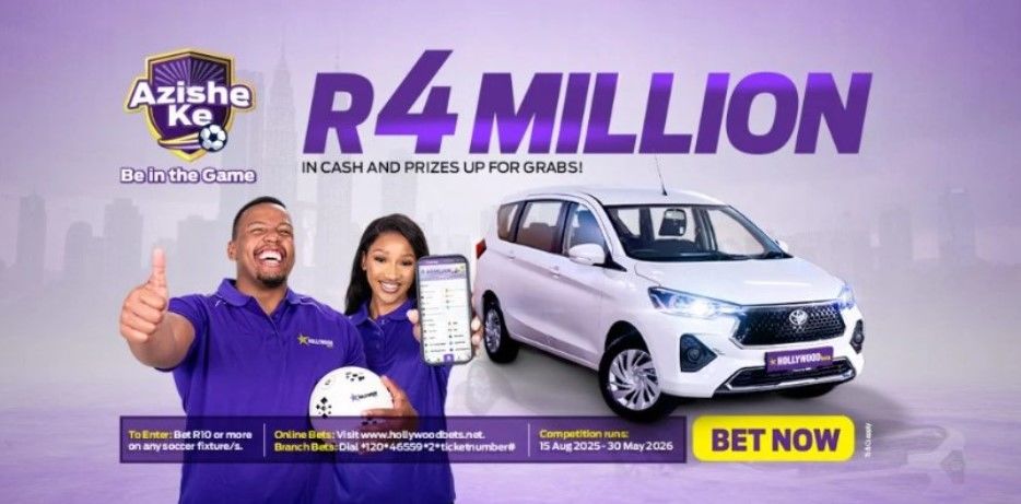 Win a Share of R4 Million Azishe Ke Promotion
