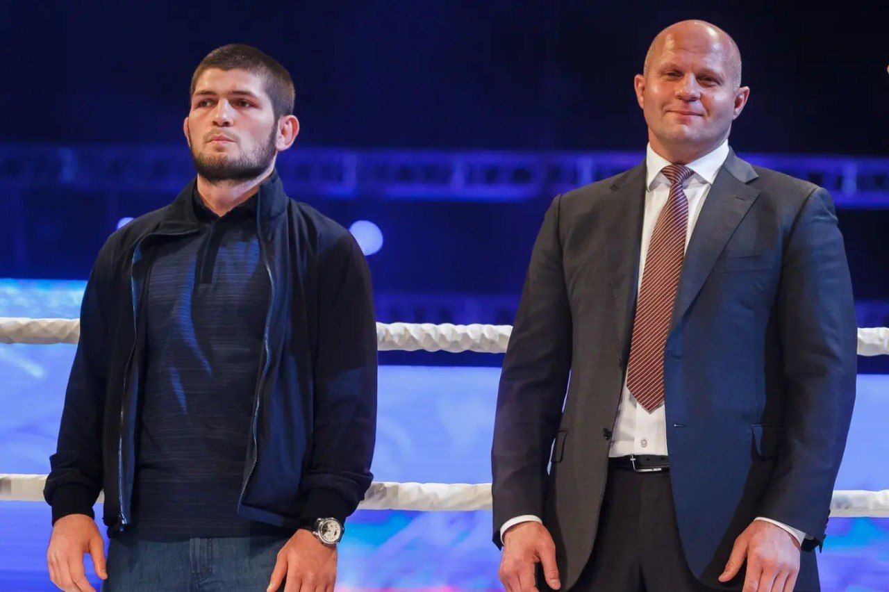 Khabib Nurmagomedov and Fedor Emelianenko