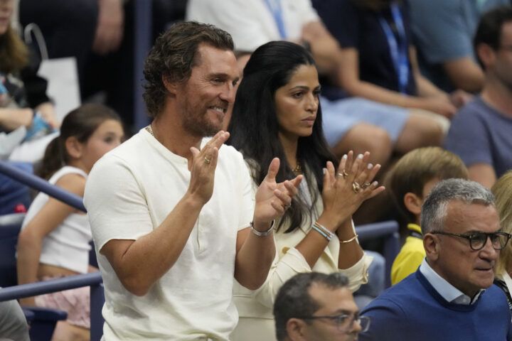 Matthew McConaughey and his wife Camila Alves