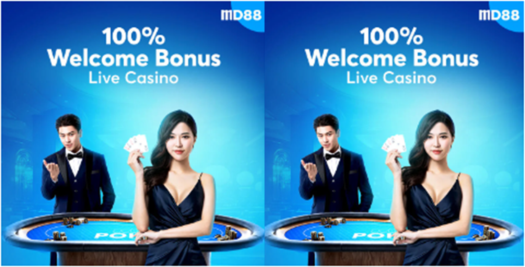 MD88 Asia Live Casino Welcome Bonus