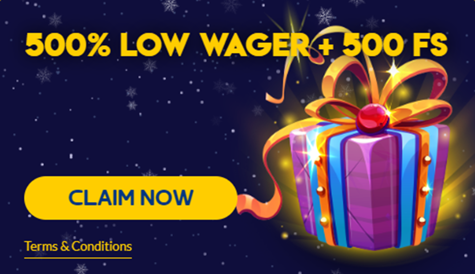 Yabby Casino Low Wager Bonus