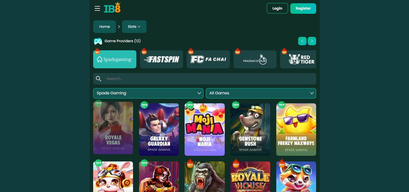 IB8 Slots Singapore