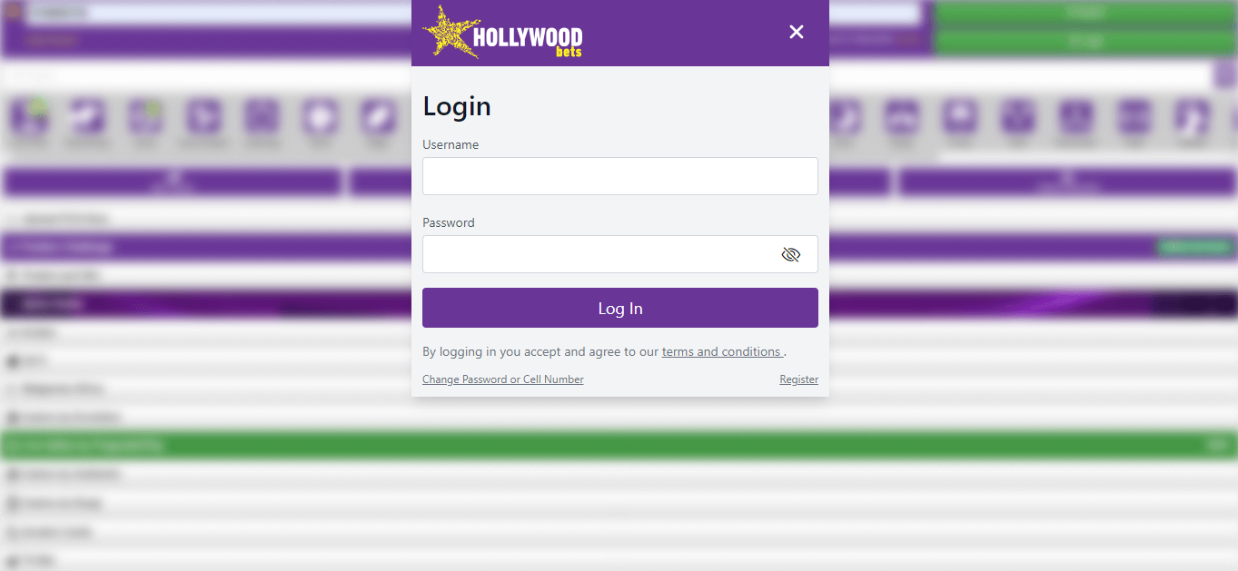 Hollywoodbets login