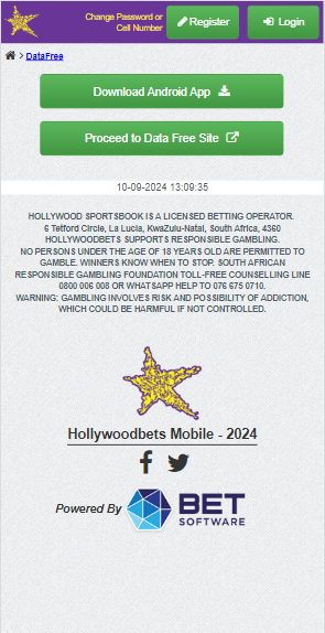 Hollywoodbets Mobile App Image