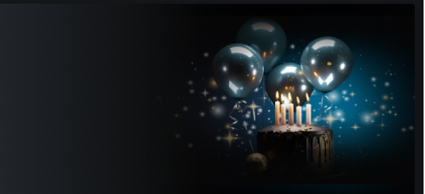 The Megapari Happy Birthday Bonus banner