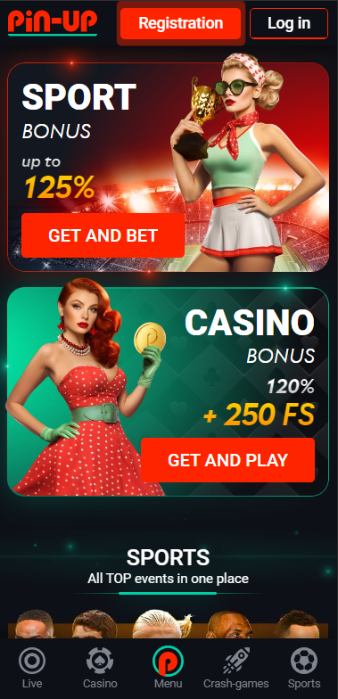 Pin Up sportsbook app download