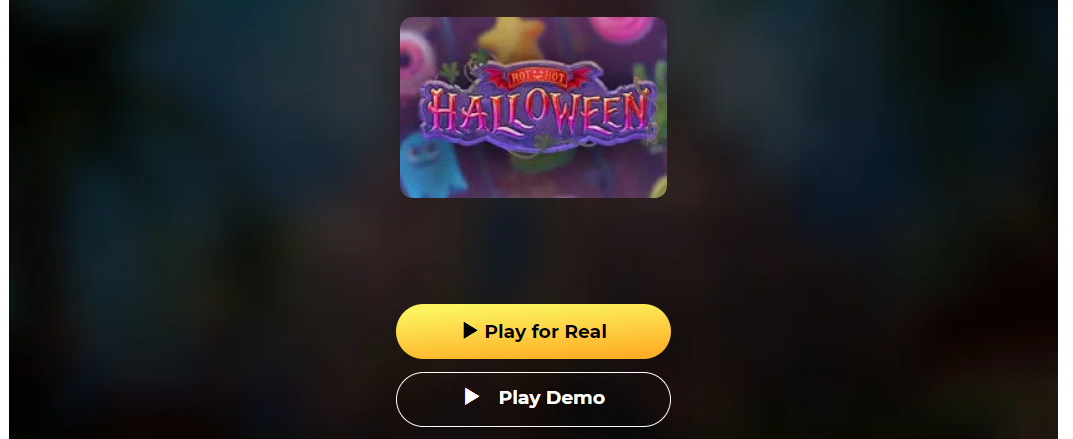 An image showing the Halloween demo slot