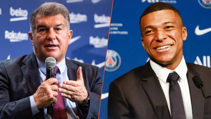 ​Joan Laporta, Kylian Mbappé