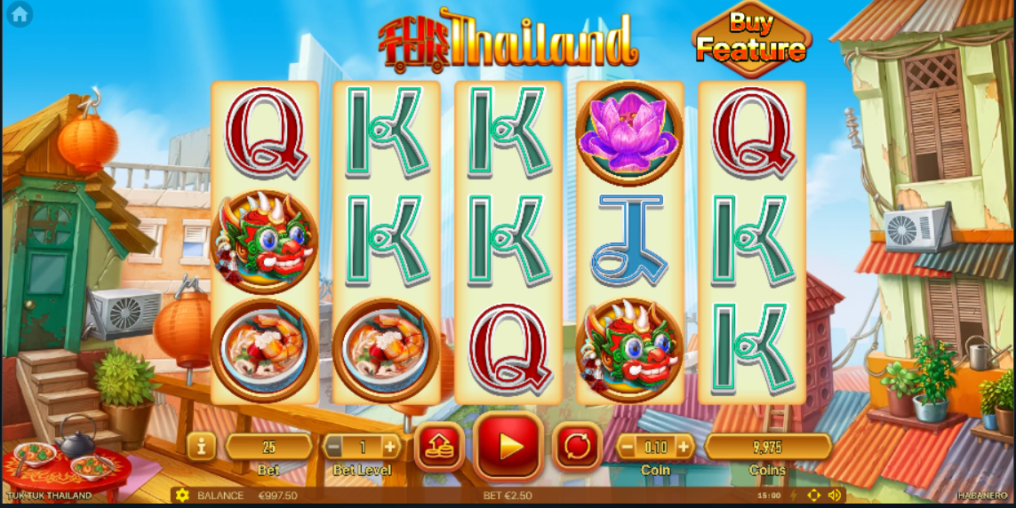 Tuk Tuk Thailand casino slot banner