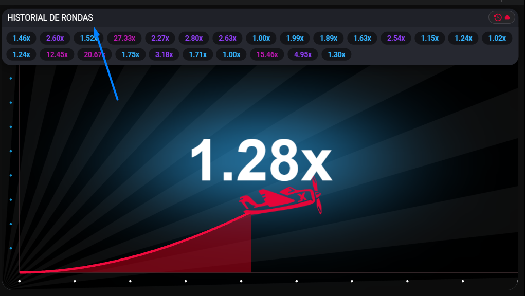 historial de rondas de casino aviator