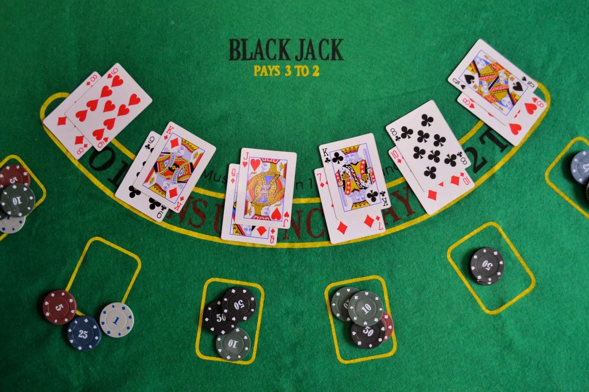 blackjack values