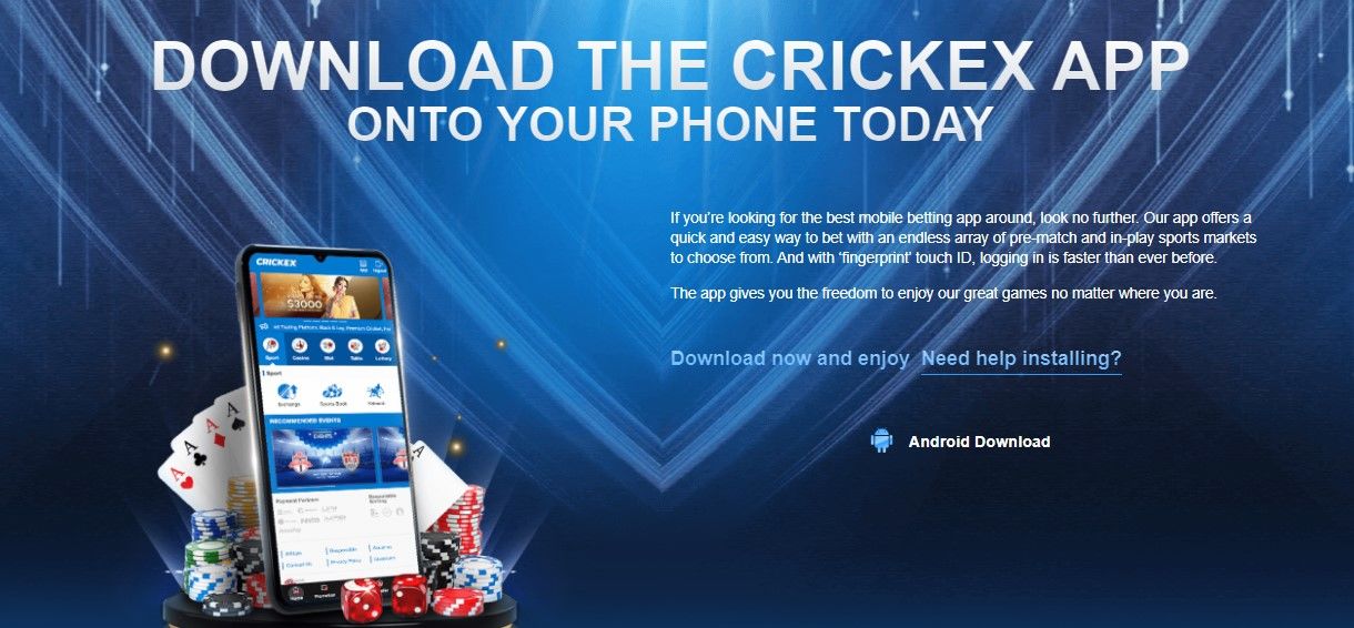 Crickex Mobile App image