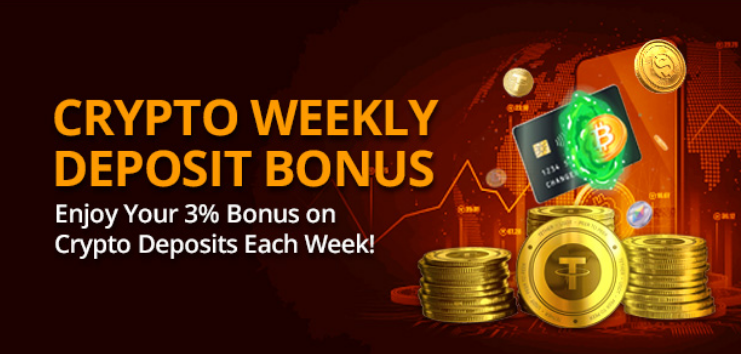 96Ace Asia Crypto Weekly Deposit Bonus