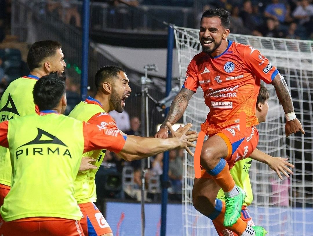 Mazatlán FC jugando la Leagues Cup