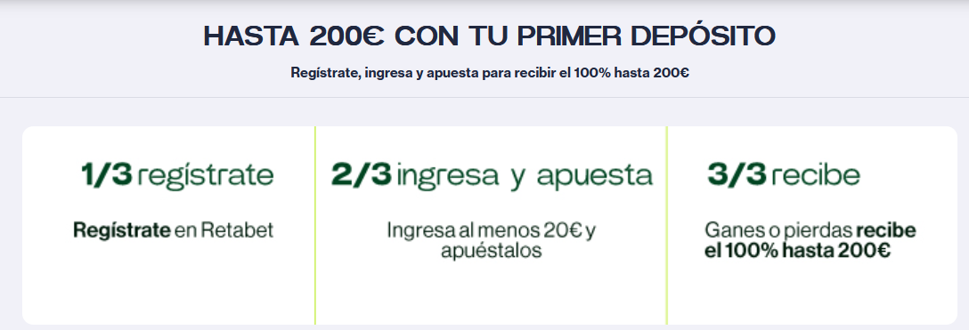 Imagen RETAbet Código promocional