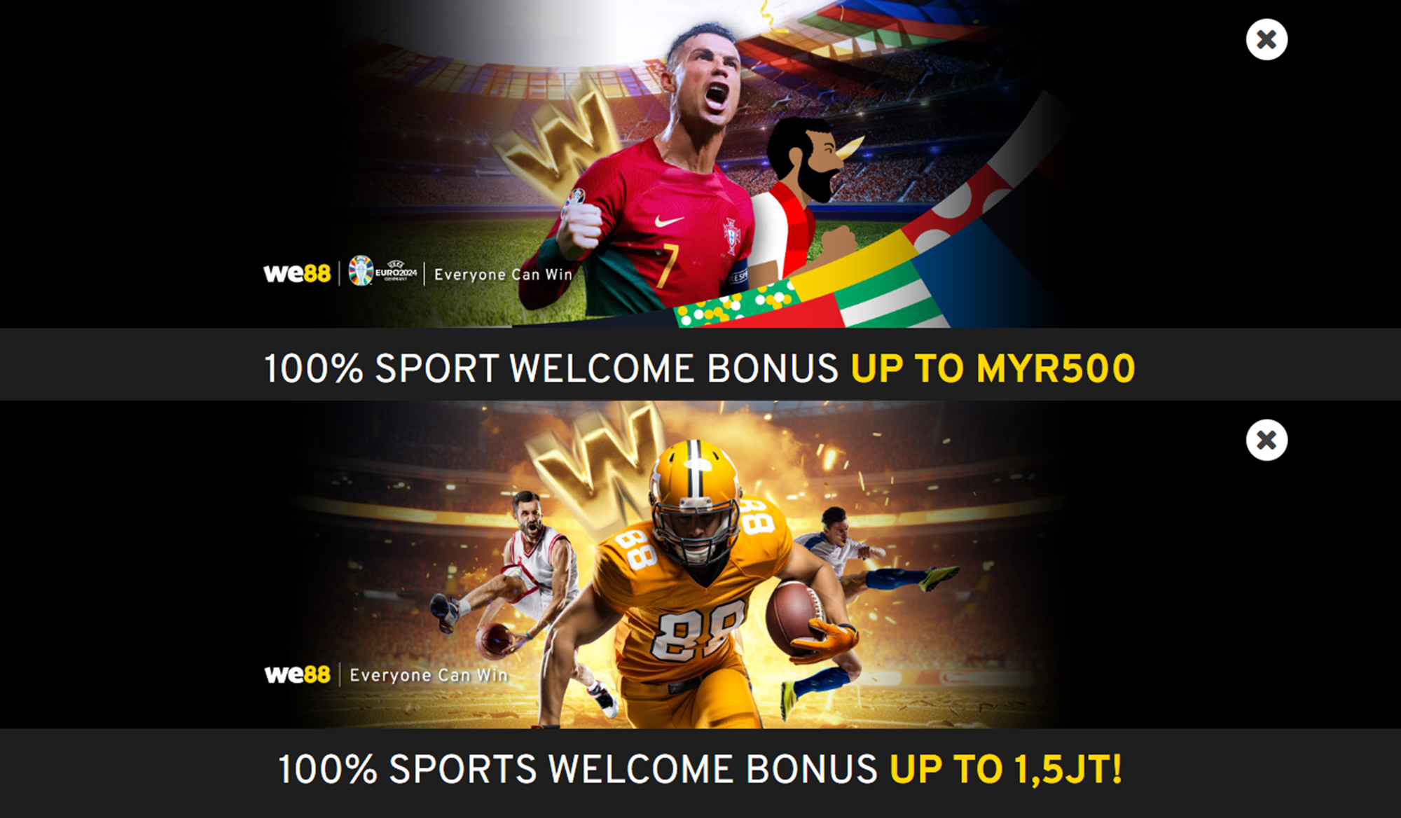 We88 Sportsbook Bonus