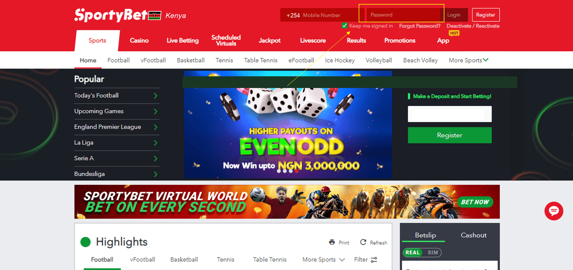 Aviator Sportybet Login