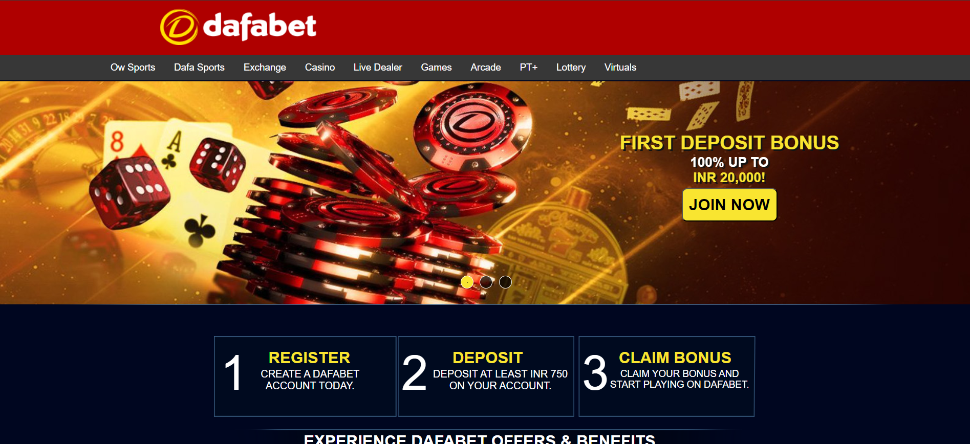 Dafabet casino in India