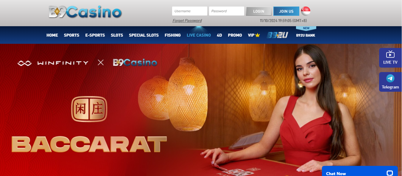 B9Casino Best Online Mobile Casino Baccarat