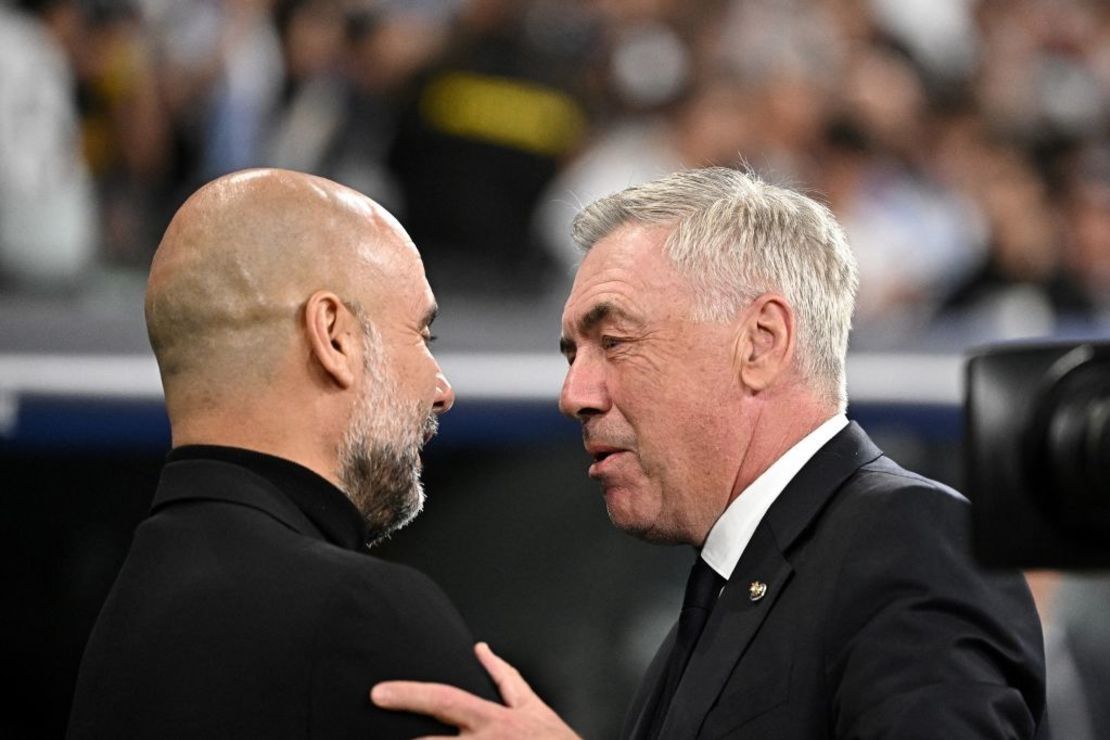 Guardiola y Ancelotti