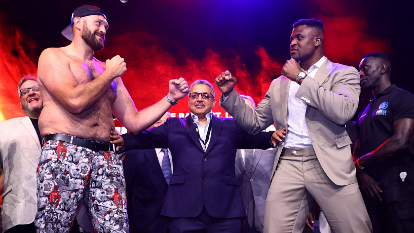 Tyson Fury y Francis Ngannou