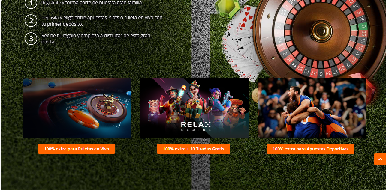 Sección de promociones Betsson España casa de apuestas.