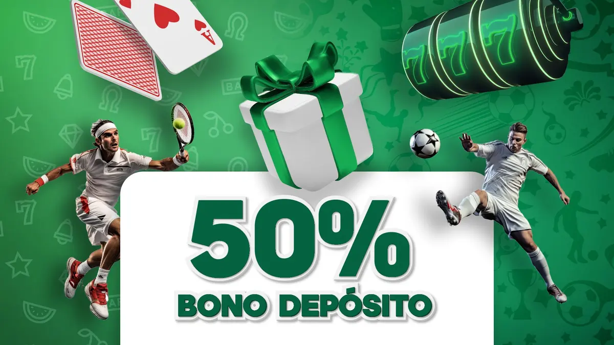 Bono depósito 50% Paf deportes