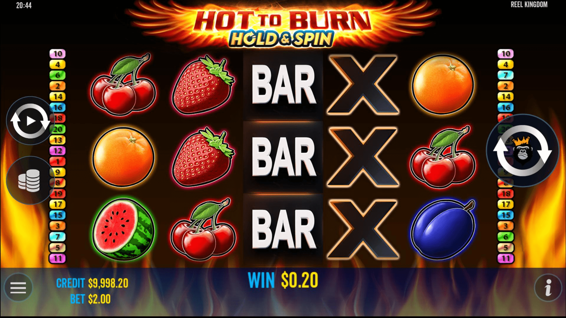 Hot to burn slot demo