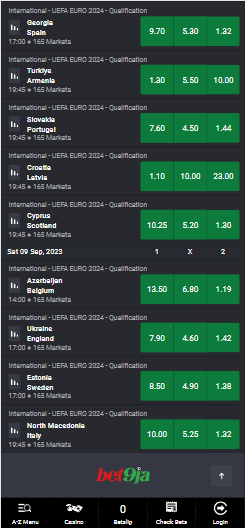 Bet9ja Web Version Image