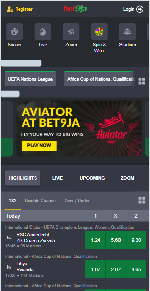 : Bet9ja Download Mobile App Image