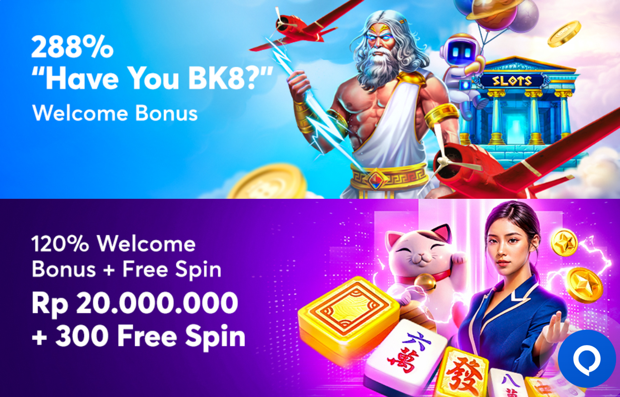 BK8 Bonuses