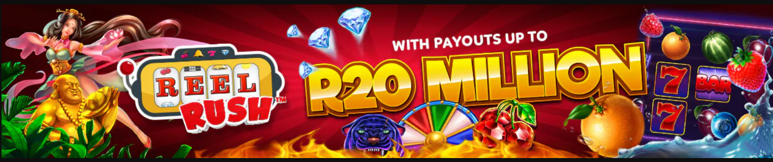 The Lottostar Casino Habanero Reel Rush banner