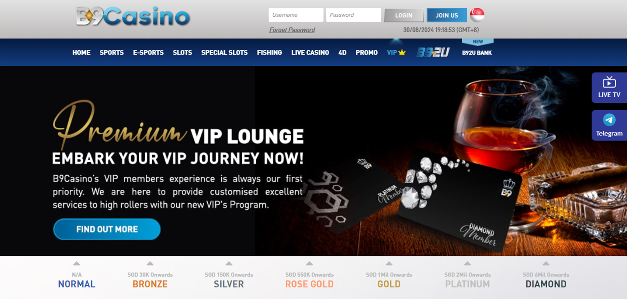 B9 Casino VIP Program