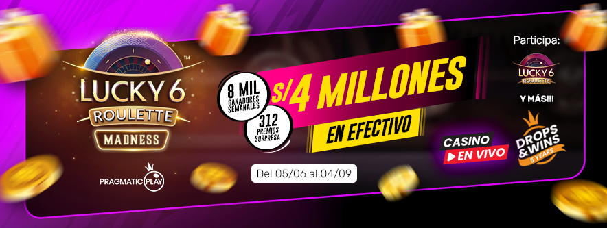 Bono de Drops & Wins en juegos de casino