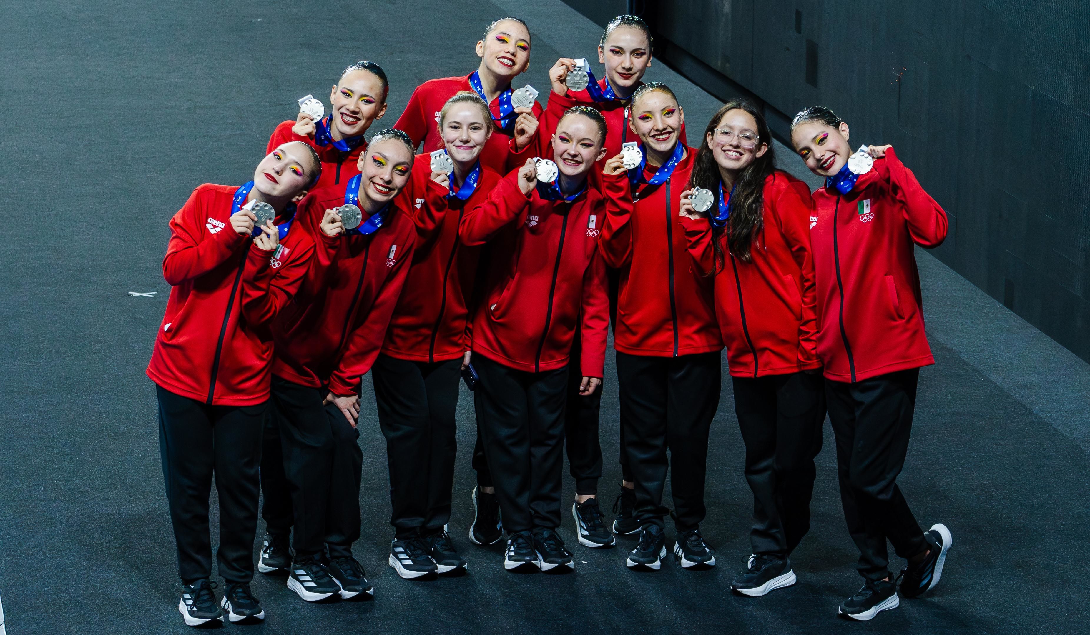 Equipo Mexicano de Natación Artística Junior.