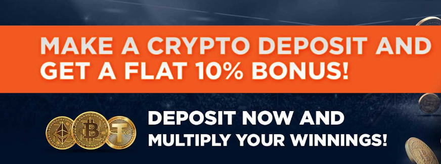 Crypto deposit bonus on Fairplay