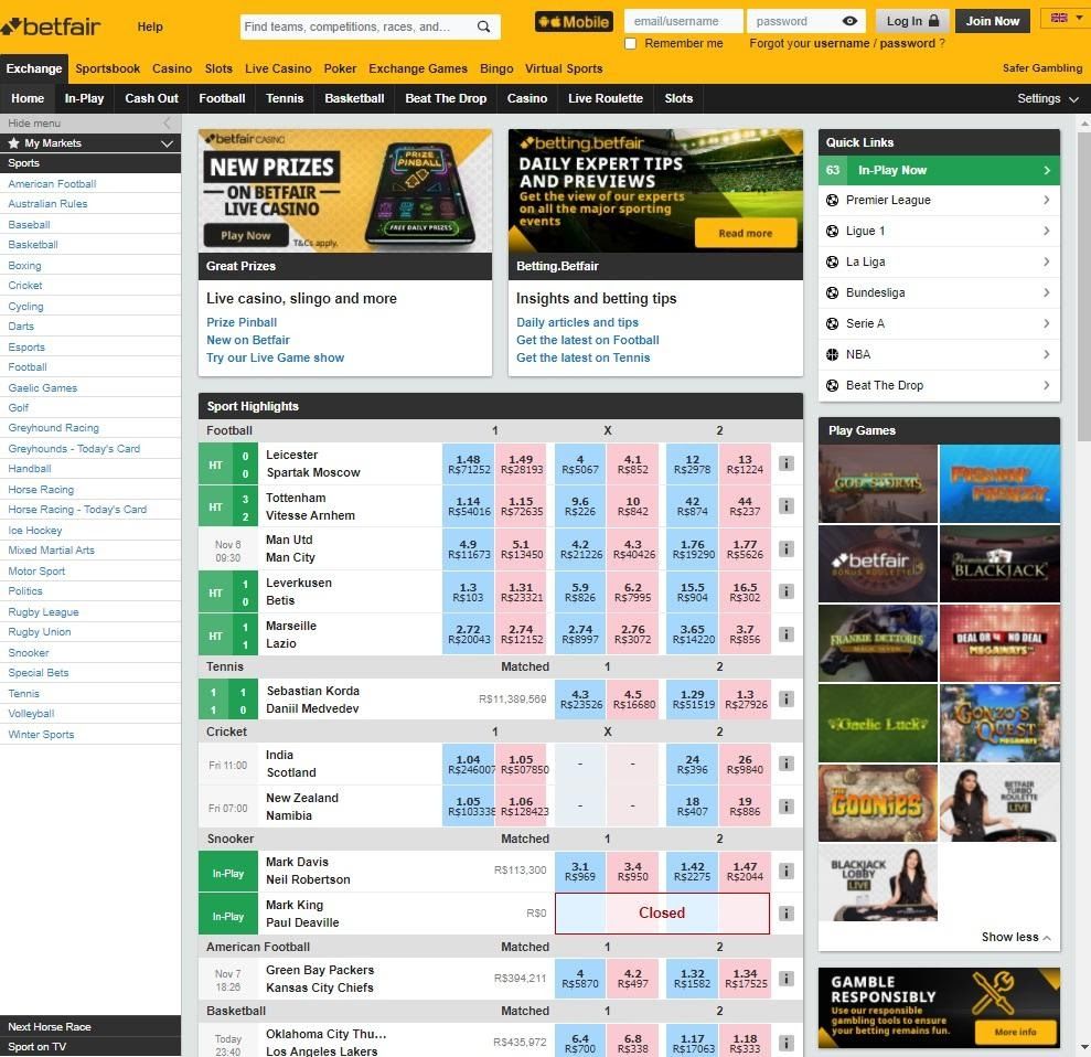 football betting websites