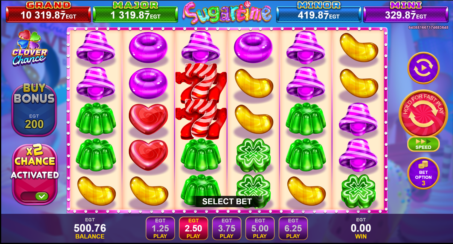 Sugartime casino slot banner