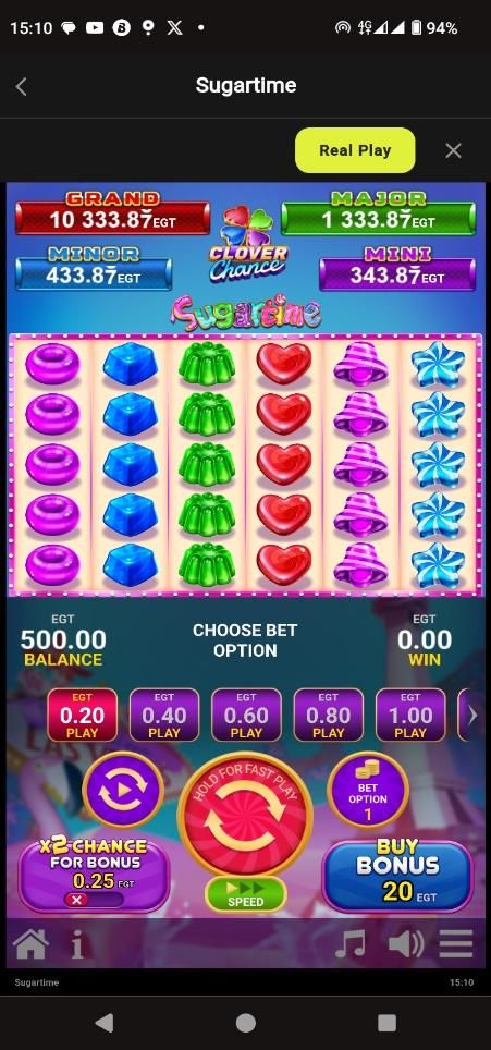 Sugartime on Mobile Version 