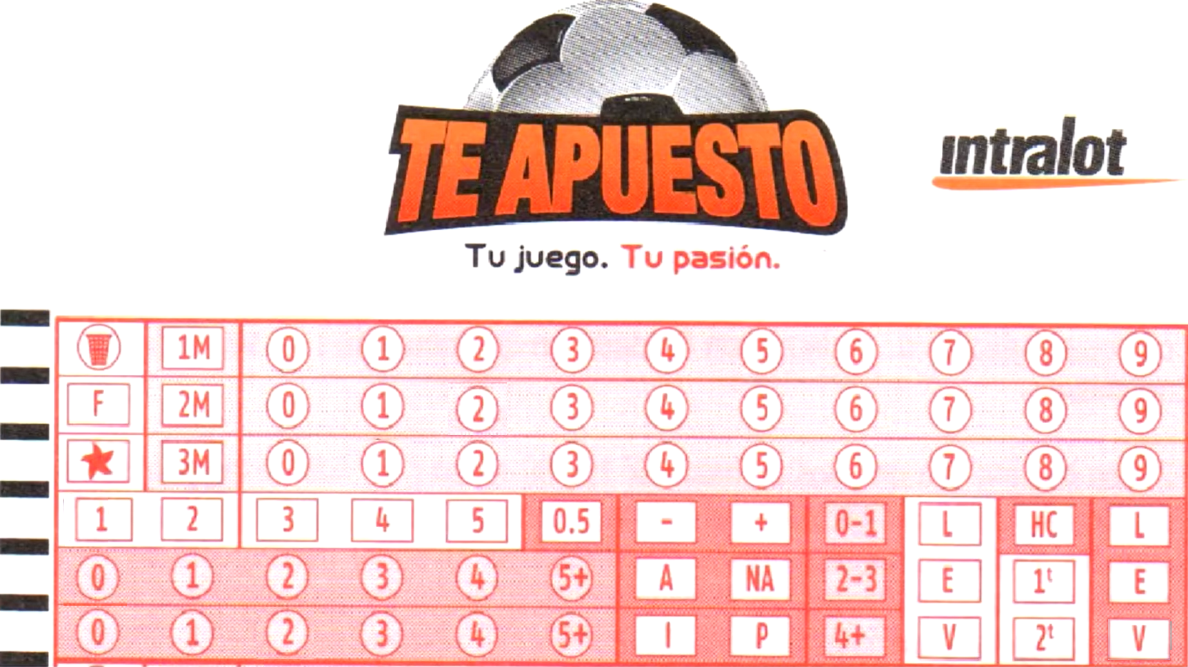 Screenshot del boleto de Apuesta de Te Apuesto Perú