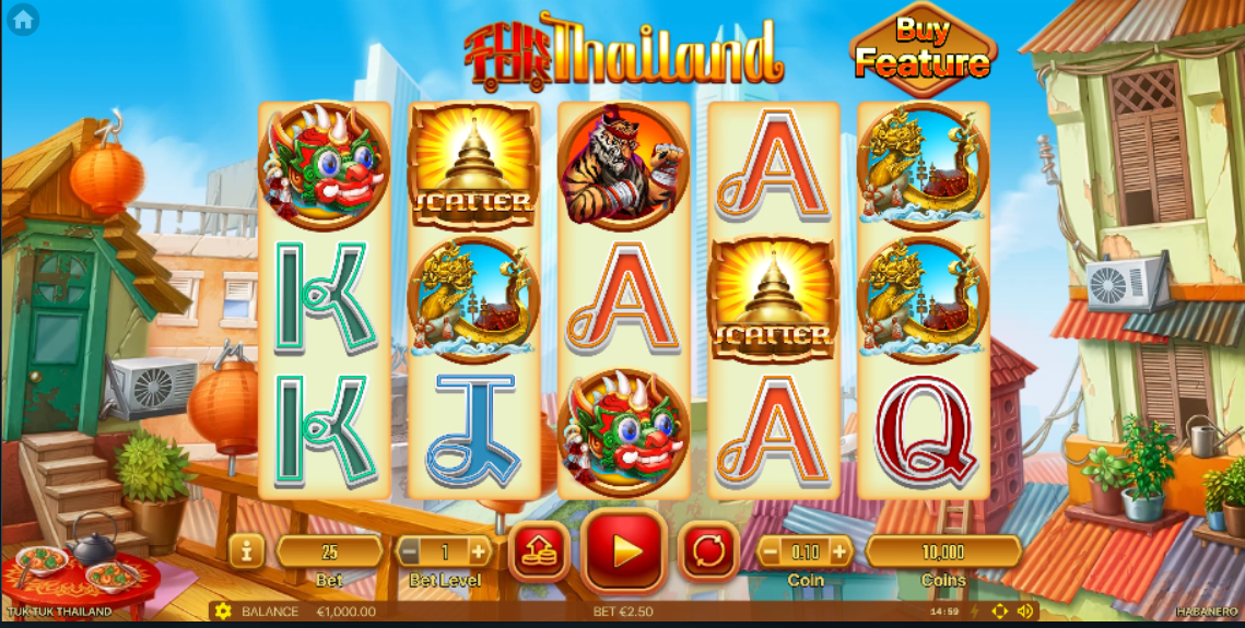 Tuk Tuk Thailand casino slot banner