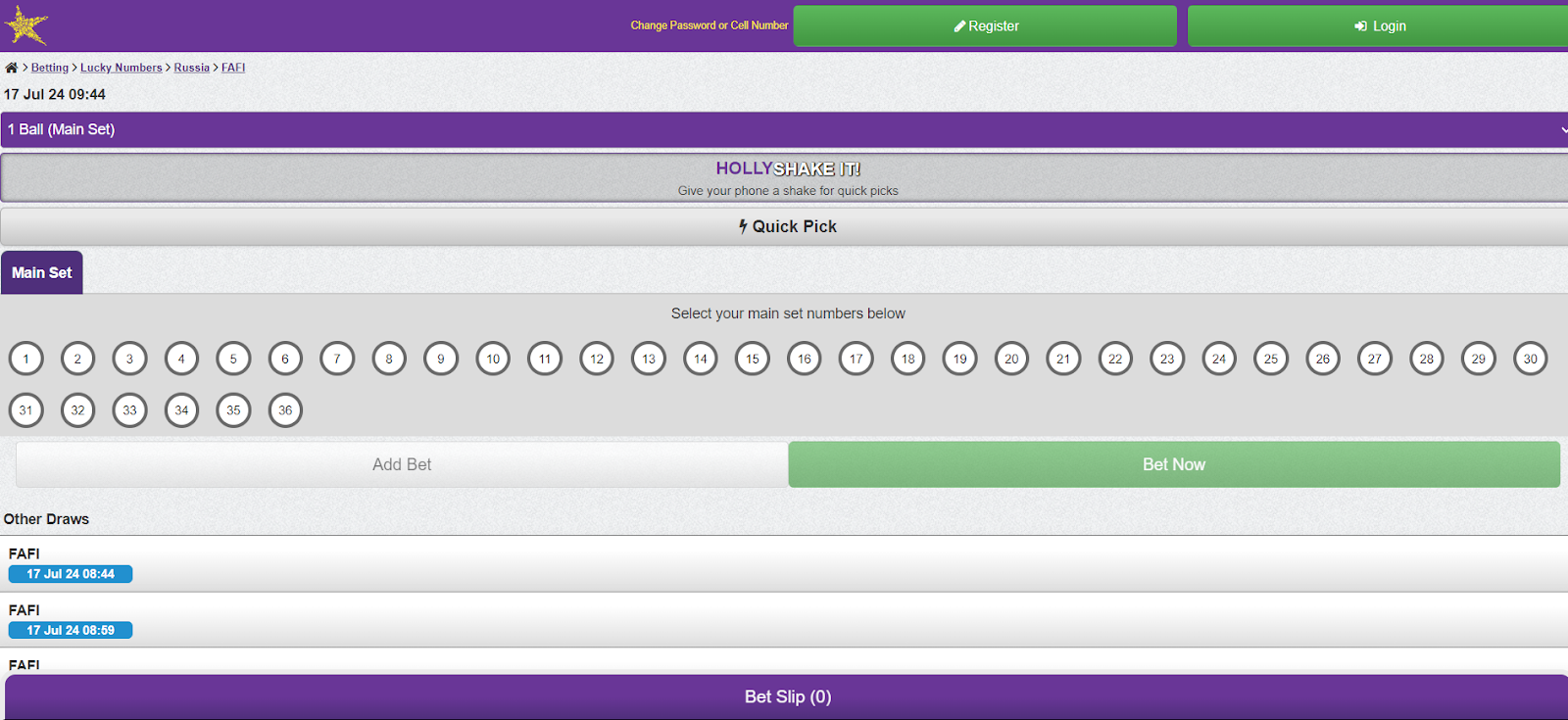 Hollywoodbets lucky numbers dream guide